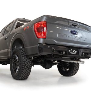 A.desert Des Bumper, Stealth Fighter, One Piece Design, Direct-Fit, Mounting Hardware Included, With Tow Hook Mounts – R1901231280103