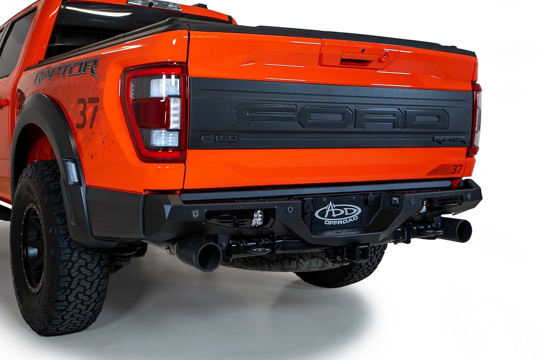 A.desert Des Bumper, Bomber, One Piece Design, Direct-Fit, Mounting Hardware Included, With Two 2 Pod Light Mounts – R210141370103