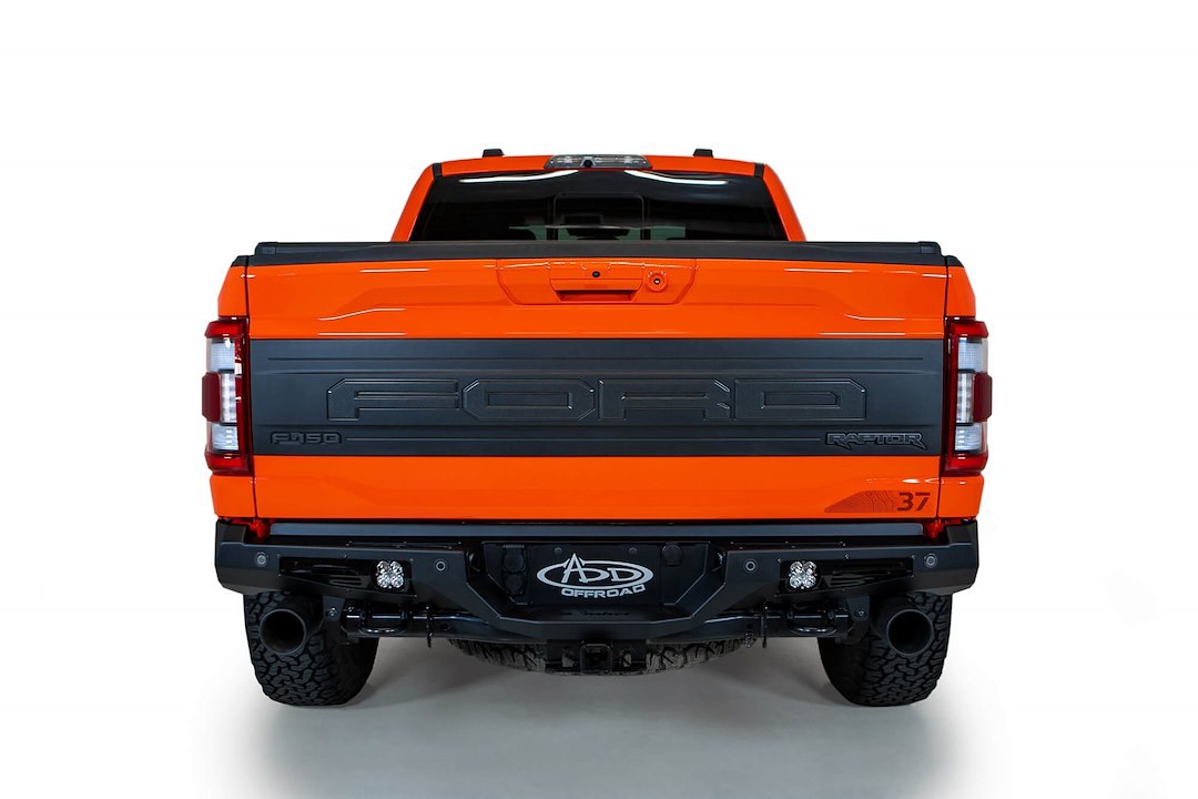 A.desert Des Bumper, Bomber, One Piece Design, Direct-Fit, Mounting Hardware Included, With Two 2 Pod Light Mounts – R210141370103
