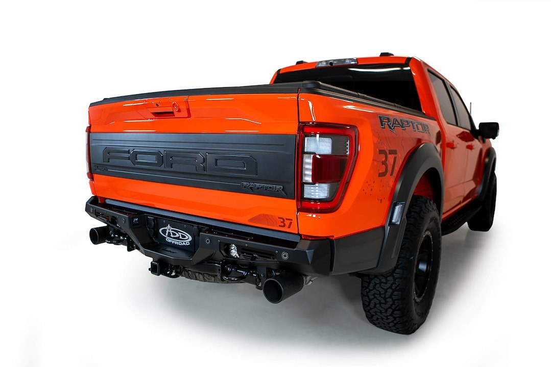 A.desert Des Bumper, Bomber, One Piece Design, Direct-Fit, Mounting Hardware Included, With Two 2 Pod Light Mounts – R210141370103
