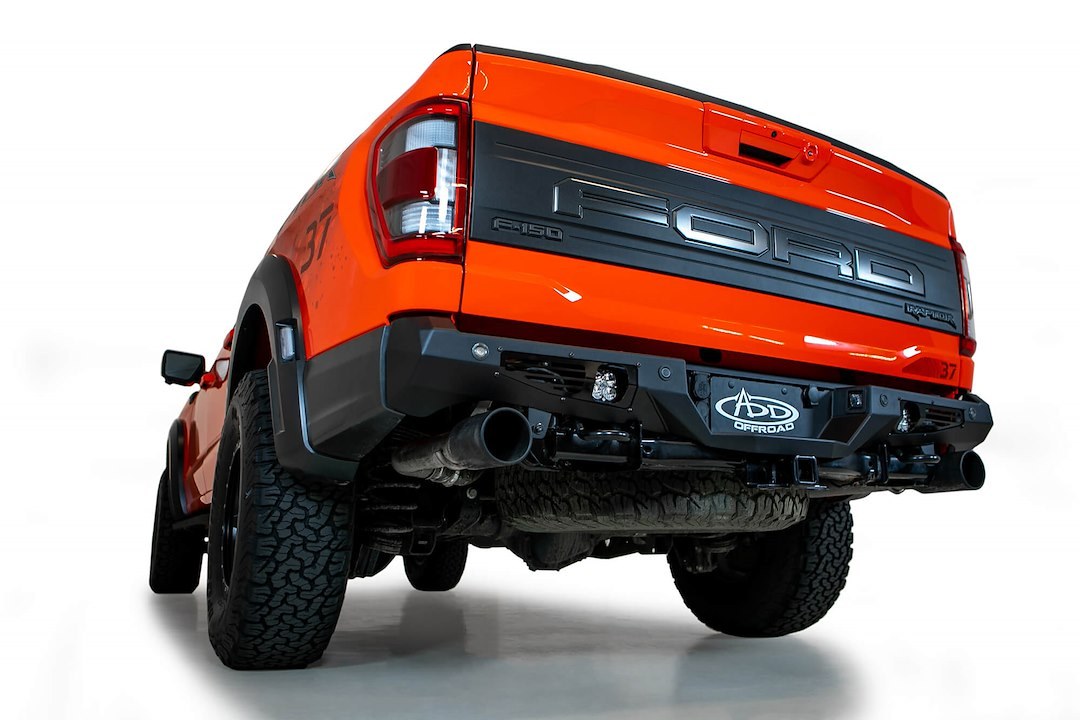 A.desert Des Bumper, Bomber, One Piece Design, Direct-Fit, Mounting Hardware Included, With Two 2 Pod Light Mounts – R210141370103