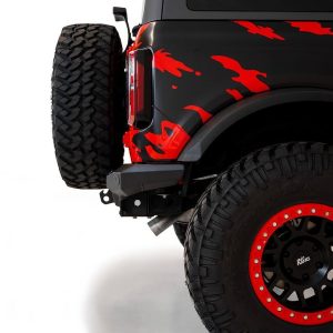 A.desert Des Bumper, Stealth Fighter, One Piece Design, Direct-Fit, Bolt-On, Mounting Hardware Included, With D-Ring Mounts – R230081370103