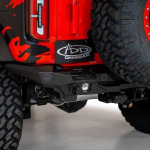 A.desert Des Bumper, Stealth Fighter, One Piece Design, Direct-Fit, Bolt-On, Mounting Hardware Included, With D-Ring Mounts – R230081370103