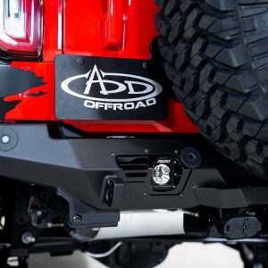 A.desert Des Bumper, Bomber, One Piece Design, Direct-Fit, Mounting Hardware Included, With Two 2 Pod Light Mounts – R230141090103