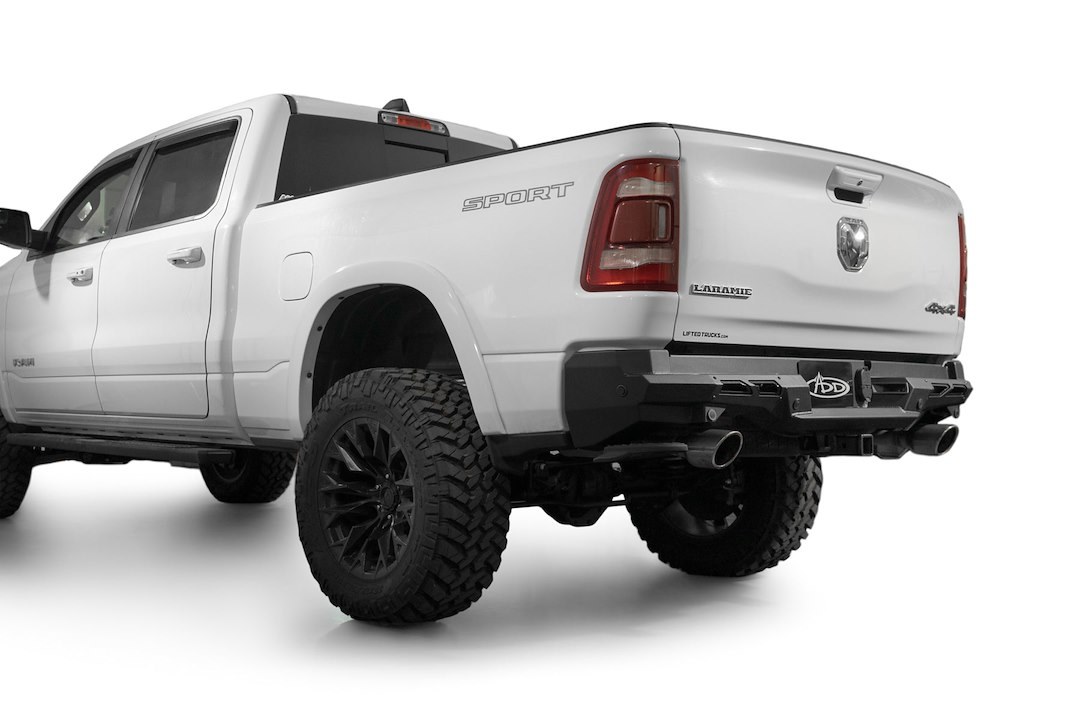 A.desert Des Bumper, Black Label, One Piece Design, Direct-Fit, Mounting Hardware Included – R55020NA0103