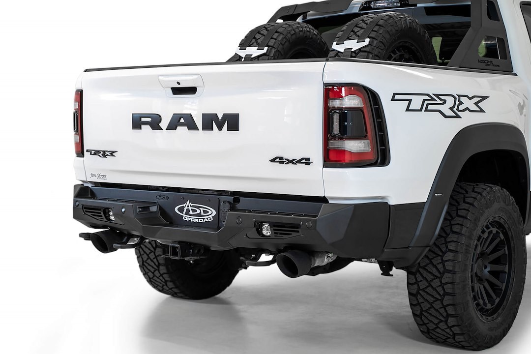 A.desert Des Bumper, Bomber, One Piece Design, Direct-Fit, Mounting Hardware Included, With Two 2 Pod Light Mounts – R620011370103
