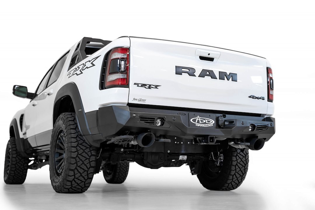 A.desert Des Bumper, Bomber, One Piece Design, Direct-Fit, Mounting Hardware Included, With Two 2 Pod Light Mounts – R620011370103