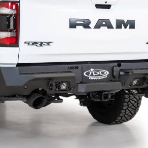 A.desert Des Bumper, Stealth Fighter, One Piece Design, Direct-Fit, Mounting Hardware Included, Retains OE Tow Hooks – R620081280103