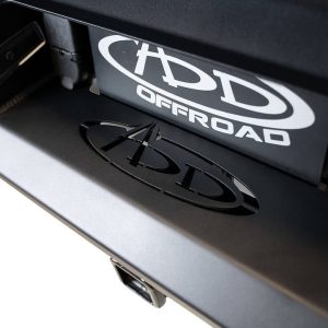 A.desert Des Bumper, Stealth Fighter, One Piece Design, Direct-Fit, Mounting Hardware Included, With Tow Hook Mounts – R763271370103