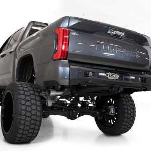 A.desert Des Bumper, Stealth Fighter, One Piece Design, Direct-Fit, Mounting Hardware Included, With Tow Hook Mounts – R763271370103