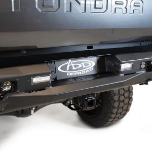 A.desert Des Bumper, Stealth Fighter, One Piece Design, Direct-Fit, Mounting Hardware Included, With Tow Hook Mounts – R763271370103