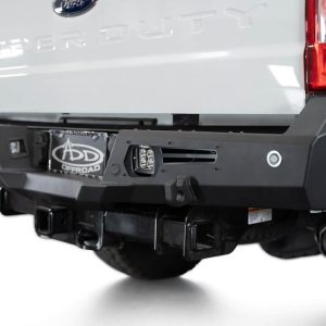 A.desert Des Bumper, Bomber, One Piece Design, Direct-Fit, Mounting Hardware Included, With Two 3 Inch Pod Light Mounts – R810141090103