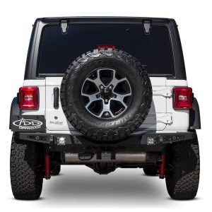 A.desert Des Bumper, Stealth Fighter, One Piece Design, Direct-Fit, Mounting Hardware Included, With Tow Hooks – R961321280103