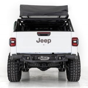 A.desert Des Bumper, Stealth Fighter, One Piece Design, Direct-Fit, Mounting Hardware Included, With Tow Hook Mounts – R971241280103