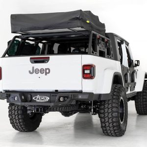 A.desert Des Bumper, Stealth Fighter, One Piece Design, Direct-Fit, Mounting Hardware Included, With Tow Hook Mounts – R971241280103