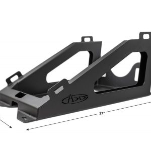 A.desert Des Spare Tire Carrier, Bed Mount, 33 to 40 Inch Tire (14 Inch Width), Hammer Black Powder Coated, Single, Universal – T99918NA01NA