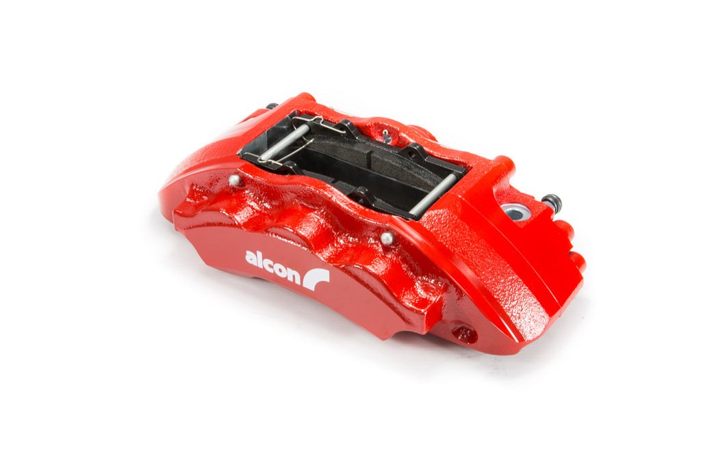 Alcon Brake Brake Kit, With Brake Pads, 6-Piston Red Calipers, 352 Millimeter Diameter X 30 Millimeter Thickness Rotors – BKF1551G58