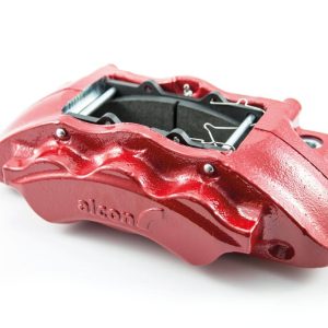 Alcon Brake Brake Kit, With Brake Pads, 6-Piston Red Calipers, 350 Millimeter Diameter X 32 Millimeter Thickness Rotors – BKF1551K06