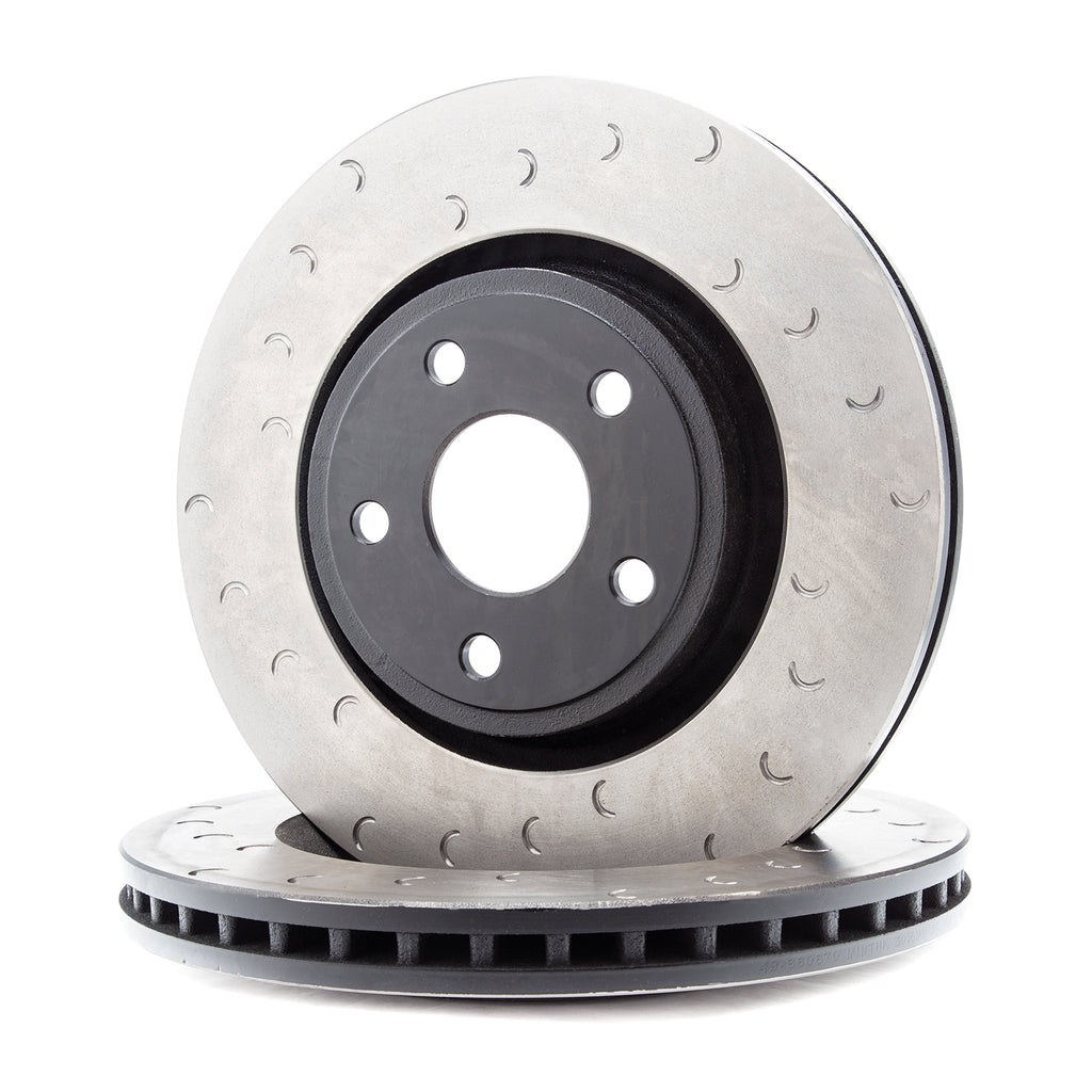 Alcon Brake Brake Kit, With Brake Pads, 6-Piston Red Calipers, 350 Millimeter Diameter X 32 Millimeter Thickness Rotors – BKF1551K06