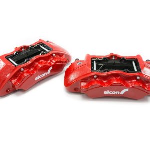Alcon Brake Brake Kit, With Brake Pads, 6-Piston Red Calipers, 350 Millimeter Diameter X 34 Millimeter Thickness Rotors – BKF1551K61
