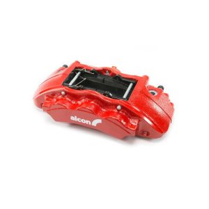 Alcon Brake Brake Kit, With Brake Pads, 6-Piston Red Calipers, 350 Millimeter Diameter X 34 Millimeter Thickness Rotors – BKF1551K61