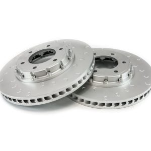 Alcon Brake Brake Kit, With Brake Pads, 6-Piston Red Calipers, 350 Millimeter Diameter X 34 Millimeter Thickness Rotors – BKF1551K61