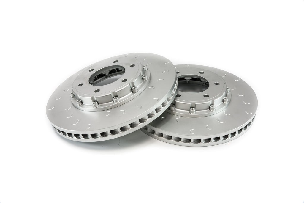 Alcon Brake Brake Kit, With Brake Pads, 6-Piston Red Calipers, 350 Millimeter Diameter X 34 Millimeter Thickness Rotors – BKF1551K61