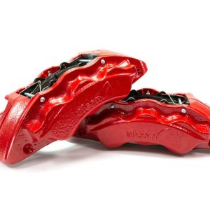 Alcon Brake Brake Kit, With Brake Pads, 6-Piston Red Calipers, 363 Millimeter Diameter X 38 Millimeter Thickness Rotors – BKF1559AX52