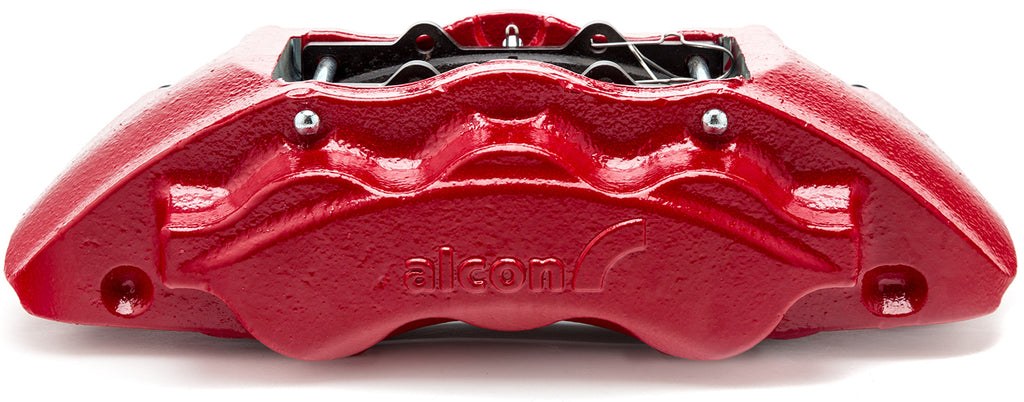 Alcon Brake Brake Kit, With Brake Pads, 6-Piston Red Calipers, 347 Millimeter Diameter X 36 Millimeter Thickness Rotors – BKF1559BE11