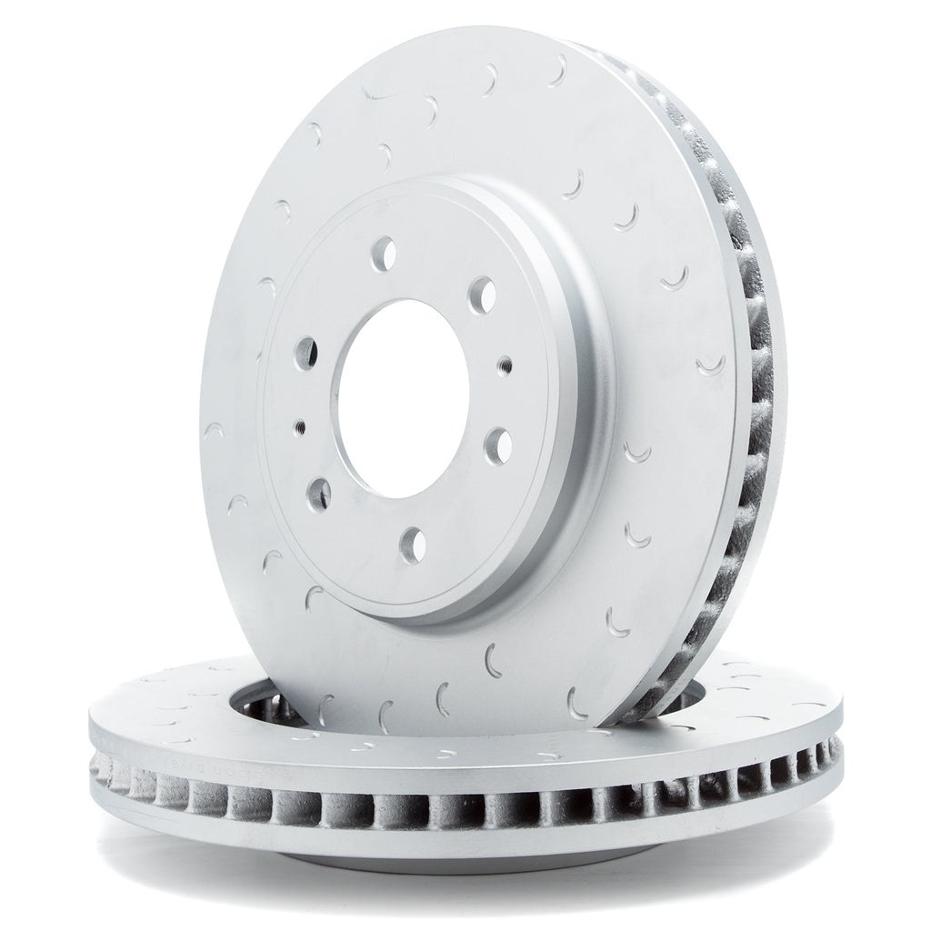 Alcon Brake Brake Kit, With Brake Pads, 6-Piston Red Calipers, 347 Millimeter Diameter X 36 Millimeter Thickness Rotors – BKF1559BE11