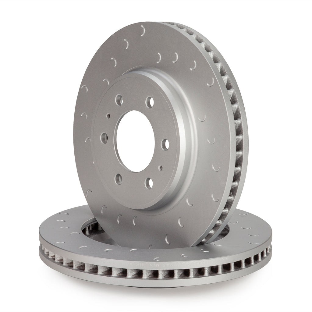 Alcon Brake Brake Kit, With Brake Pads, 6-Piston Red Calipers, 347 Millimeter Diameter X 36 Millimeter Thickness Rotors – BKF1559BE65