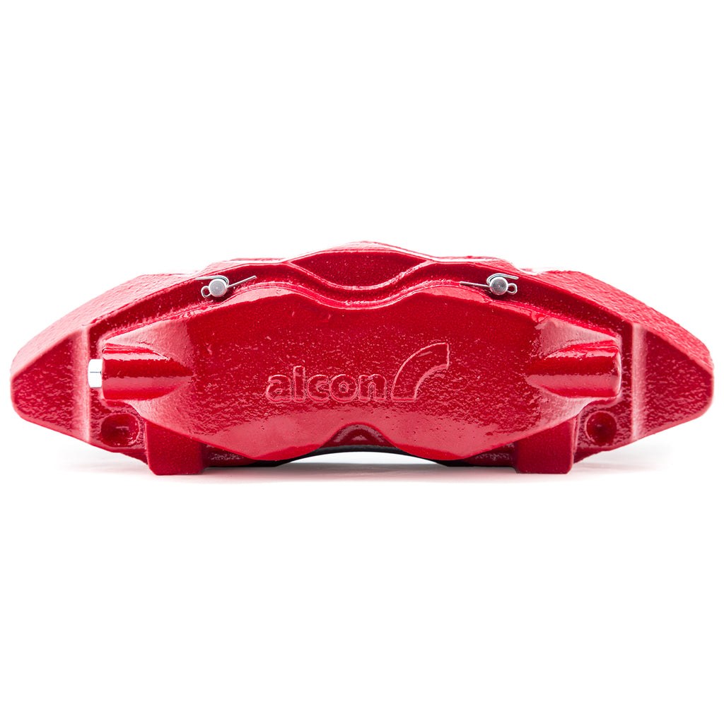 Alcon Brake Brake Kit, With Brake Pads, 4-Piston Red Calipers, 350 Millimeter Diameter X 32 Millimeter Thickness Rotors – BKF5459AX02