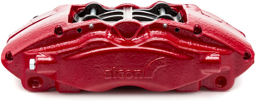 Alcon Brake Brake Kit, With Brake Pads, 4-Piston Red Calipers, 360 Millimeter Diameter X 32 Millimeter Thickness Rotors – BKR5059D07