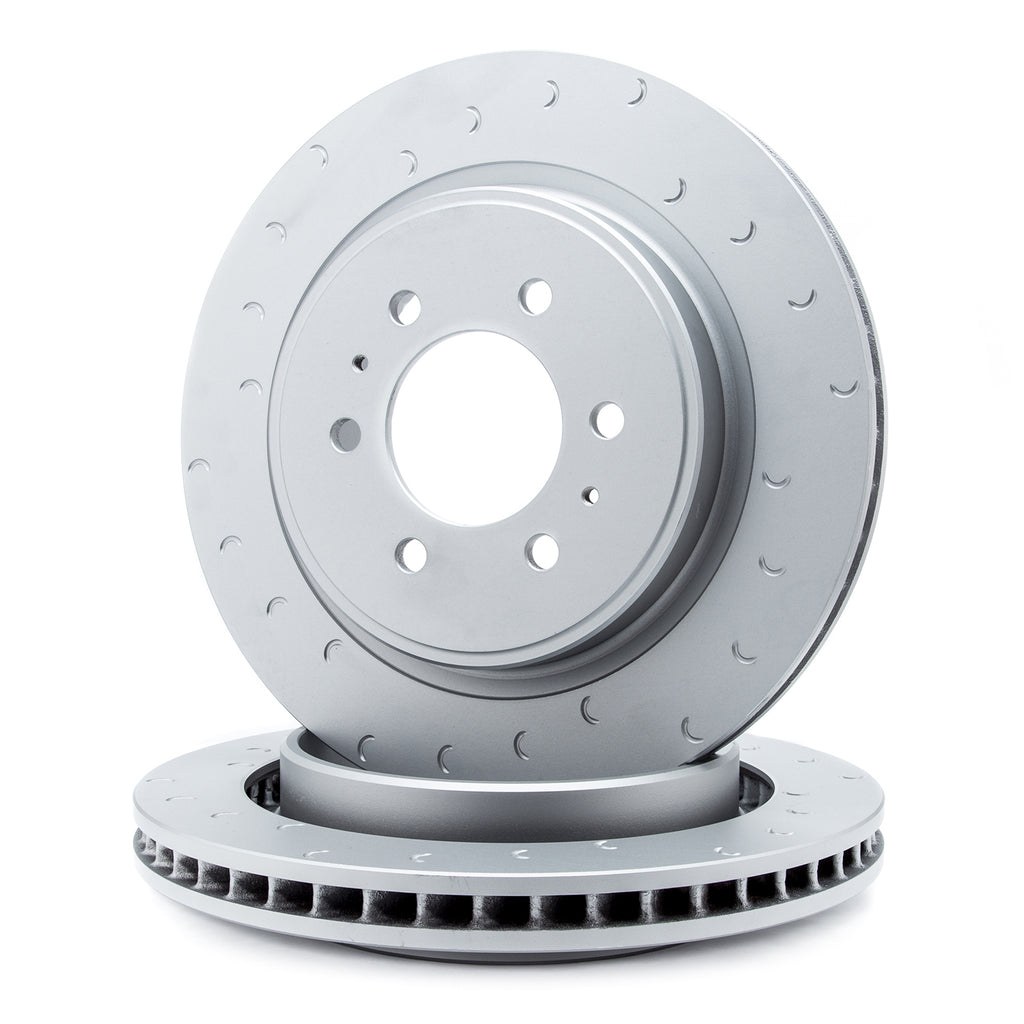 Alcon Brake Brake Kit, With Brake Pads, 4-Piston Red Calipers, 360 Millimeter Diameter X 32 Millimeter Thickness Rotors – BKR5059D07