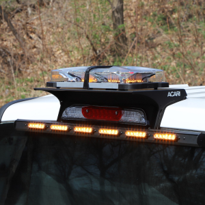 Acari Fleet Warning Light Mount, At Series, For Warning Lights/ Antennas/ GPS and Roof Top Accessories, Clamp on Mount, Powder Coated – AT-GM-SPL