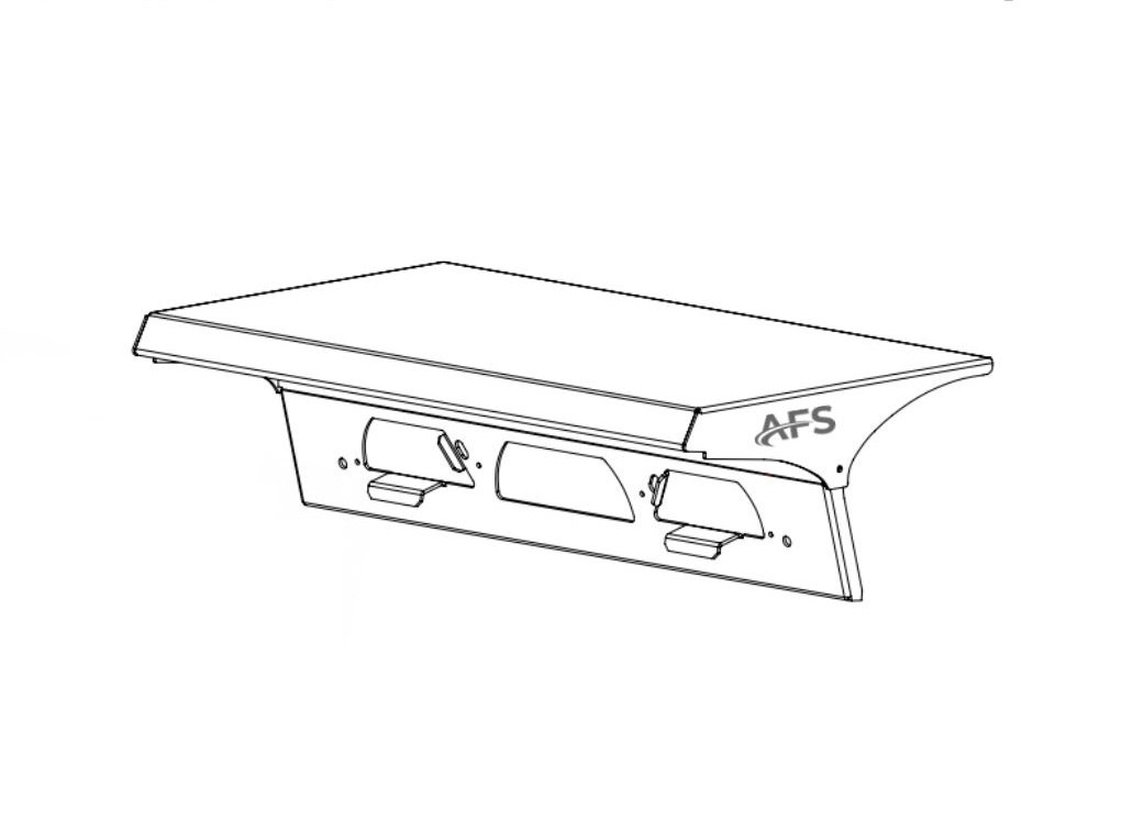 Acari Fleet Warning Light Mount, At Series, For Warning Lights/ Antennas/ GPS and Roof Top Accessories, Clamp on Mount, Powder Coated – AT-RAM-1500AN