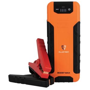Allstart Battery Portable Jump Starter, Boost Max, For Use with Gas and Diesel Powered Engines, 2500 Peak Amps, With Two 5 Volt DC Outlets – 560