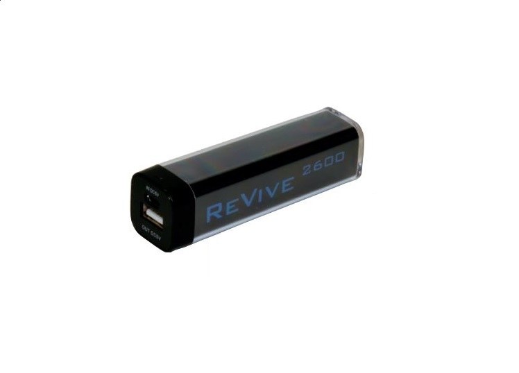 Allstart Power Bank, Revive, 2600 Mah Capacity, 5 Volt 1 Amp Output, Single USB Connection, 5 Volt 1 Amp Input, Lithium Ion Battery, Black – 566