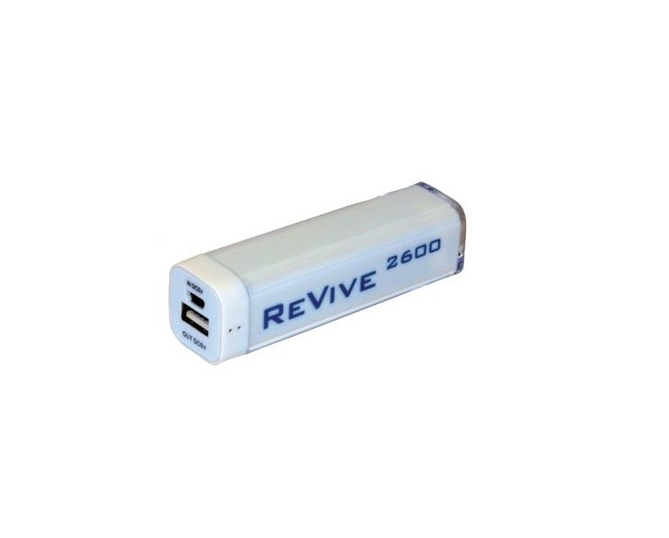 Allstart Power Bank, Revive, 2600 Mah Capacity, 5 Volt 1 Amp Output, Single USB Connection, 5 Volt 1 Amp Input, Lithium Ion Battery, White – 567