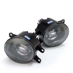 Alpharex USA Driving/ Fog Light, Doubletap, LED Bulb, Dual Color Luxx Chip, Round, 12.2 Watt/ 12 Volt, Projector Beam – 210001