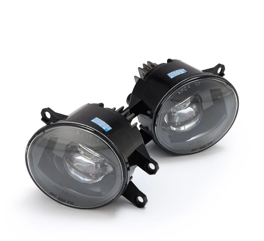 Alpharex USA Driving/ Fog Light, Doubletap, LED Bulb, Dual Color Luxx Chip, Round, 12.2 Watt/ 12 Volt, Projector Beam – 210001