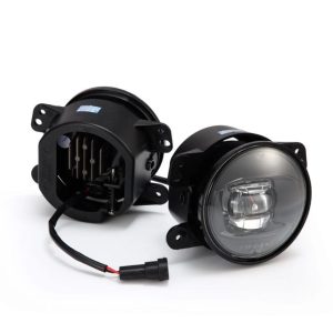 Alpharex USA Driving/ Fog Light, Doubletap, LED Bulb, Dual Color Luxx Chip, Round, 12.2 Watt/ 12 Volt, Projector Beam – 210004