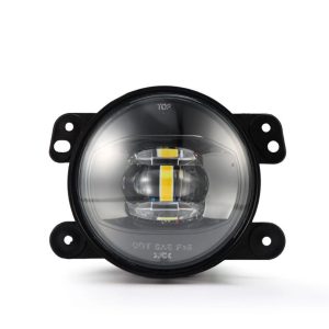 Alpharex USA Driving/ Fog Light, Doubletap, LED Bulb, Dual Color Luxx Chip, Round, 12.2 Watt/ 12 Volt, Projector Beam – 210004