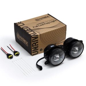 Alpharex USA Driving/ Fog Light, Doubletap, LED Bulb, Dual Color Luxx Chip, Round, 12.2 Watt/ 12 Volt, Projector Beam – 210004
