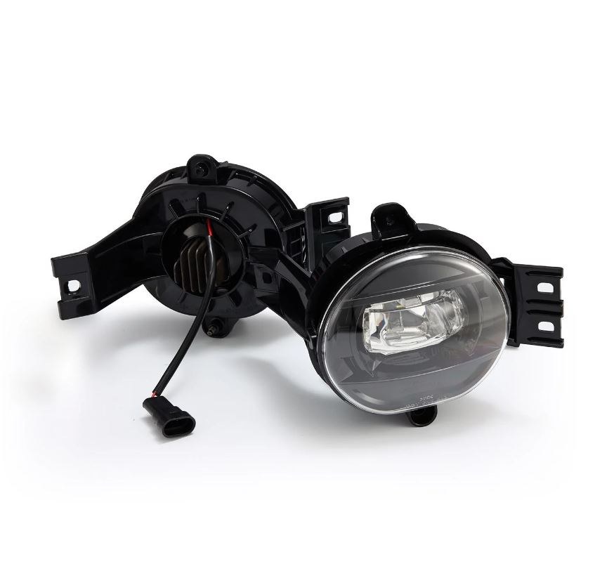 Alpharex USA Driving/ Fog Light, Doubletap, LED Bulb, Dual Color Luxx Chip, Round, 10 Watt/ 10 Volt, Projector Beam – 210005