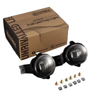 Alpharex USA Driving/ Fog Light, Doubletap, LED Bulb, Dual Color Luxx Chip, Round, 10 Watt/ 10 Volt, Projector Beam – 210005