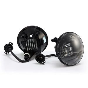 Alpharex USA Driving/ Fog Light, Doubletap, LED Bulb, Dual Color Luxx Chip, Round, 12.2 Watt/ 10 Volt, Projector Beam – 210007