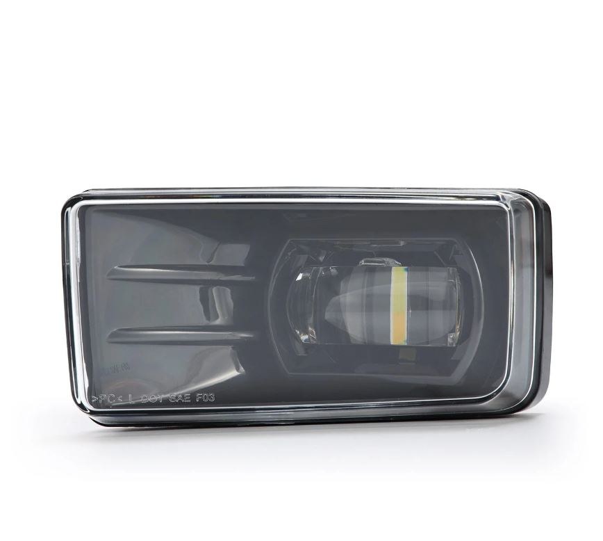Alpharex USA Driving/ Fog Light, Doubletap, LED Bulb, Luxx Chip, Rectangular, 12.2 Watt/ 12 Volt, Projector Beam – 210008