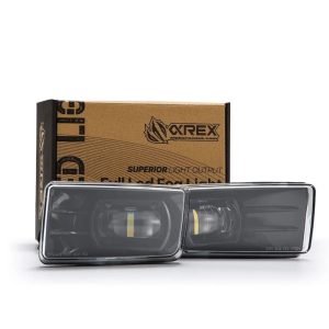 Alpharex USA Driving/ Fog Light, Doubletap, LED Bulb, Luxx Chip, Rectangular, 12.2 Watt/ 12 Volt, Projector Beam – 210008