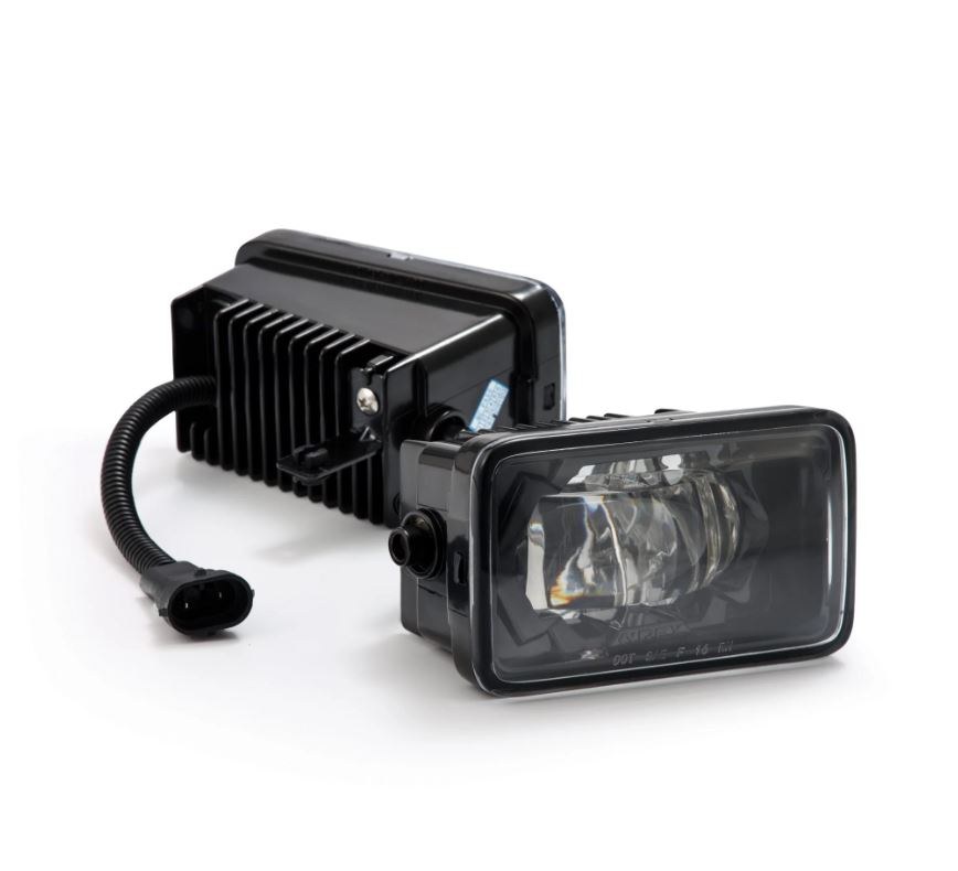 Alpharex USA Driving/ Fog Light, Doubletap, LED Bulb, Luxx Chip, Rectangular, 10 Watt/ 10 Volt, Projector Beam – 210009